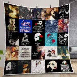 Phantom Of The Opera Quilt Gift For Christmas Birthday Thanksgiving Version 1