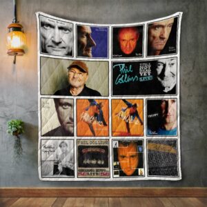 Phil Collins Album Covers Quilt Gift For Fans Christmas Black Friday Black Friday