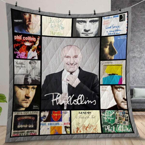 Phil Collins Quilt Gift For Christmas Birthday Thanksgiving