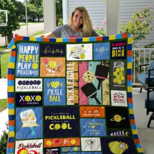 Pickleball I Was Playing Pickleball Before I Was Cool Quilt Gift For Christmas Black Friday Thanksgiving