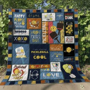 Pickleball Quilt Gift For Fans Christmas Black Friday Black Friday