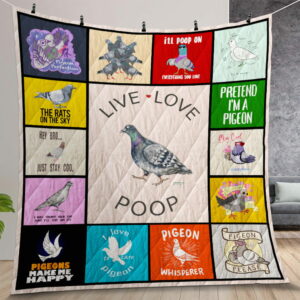 Pigeon Quilt Gift For Christmas Birthday Thanksgiving