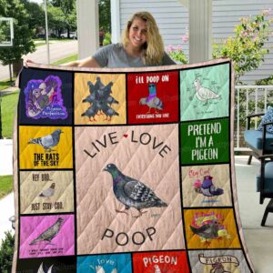 Pigeon Quilt Gift For Christmas Black Friday Thanksgiving