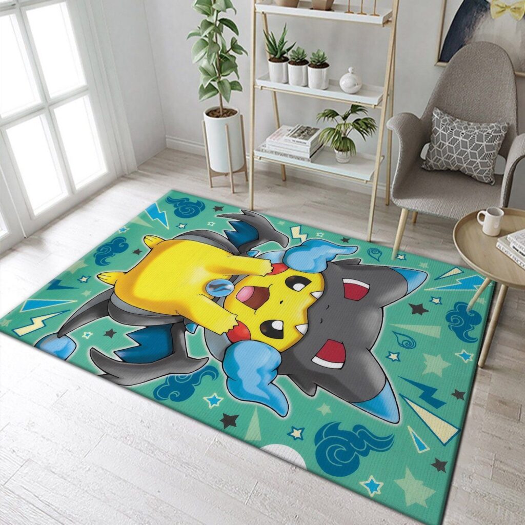 Pikachu Pokemon Rug - Unique Anime Apparel for Fans