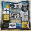 Pilot The Sky Is Home Perfect Gifts For Pilot Quilt Gift For Family On Christmas Black Friday Cyber Monday
