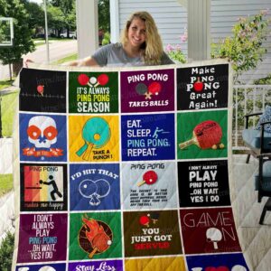 Ping Pong Quilt Gift For Christmas Black Friday Thanksgiving