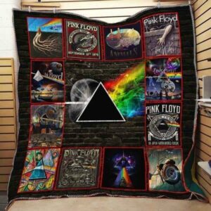 Pink Floyd Album Collage Quilt Gift For Family On Christmas Black Friday Cyber Monday