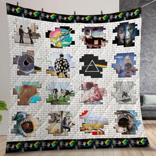 Pink Floyd Albums Quilt Gift For Christmas Birthday Thanksgiving Version 2