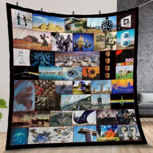 Pink Floyd Collage Quilt Gift For Christmas Birthday Halloween