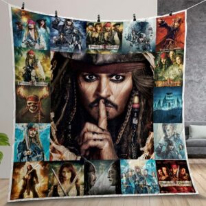 Pirates Of The Caribbean Quilt Gift For Christmas Birthday Thanksgiving Version 1