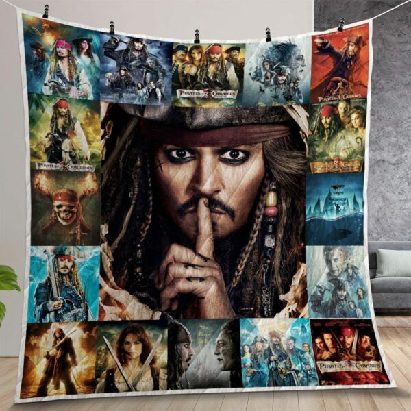 Pirates Of The Caribbean Quilt Gift For Christmas Birthday Thanksgiving Version 1