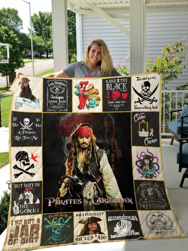 Pirates Of The Caribbean Quilt Gift For Family On Christmas Black Friday Cyber Monday