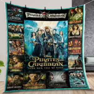 Pirates of the Caribbean Quilt Gift For Fans Christmas Black Friday