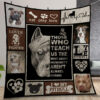 PitbuThose Who Teach Us The Most About Humanity Arent Always Humans Quilt Gift For Christmas Birthday Thanksgiving