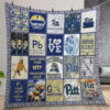 Pitt Panthers Quilt Gift For Christmas Birthday Thanksgiving