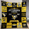 Pittsburgh Penguins Go Pens Go Quilt Gift For Christmas Birthday Thanksgiving