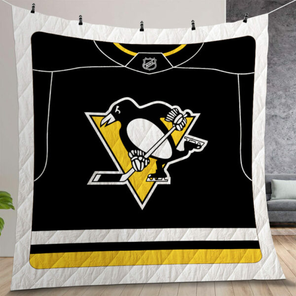 Pittsburgh Penguins Quilt Gift For Christmas Birthday Thanksgiving Version 1