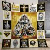 Pittsburgh Steelers Christmas Tree Quilt Gift For Christmas Birthday Thanksgiving