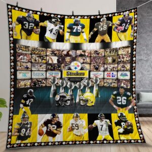 Pittsburgh Steelers Quilt Gift For Christmas Birthday Thanksgiving Version 2