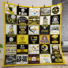 Pittsburgh Steelers Quilt Gift For Christmas Birthday Thanksgiving Version 3