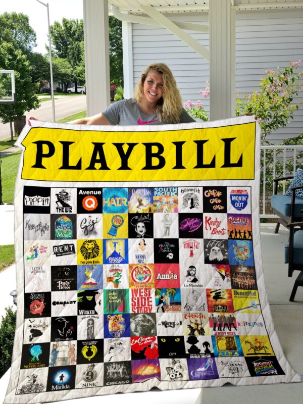 Playbill All Season Plus Size Quilt For Birthday Christmas