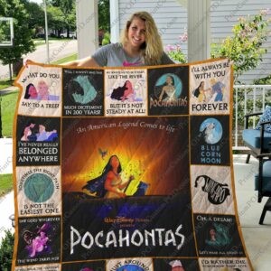 Pocahontas Quilt Gift Ideas For Fans on Christmas