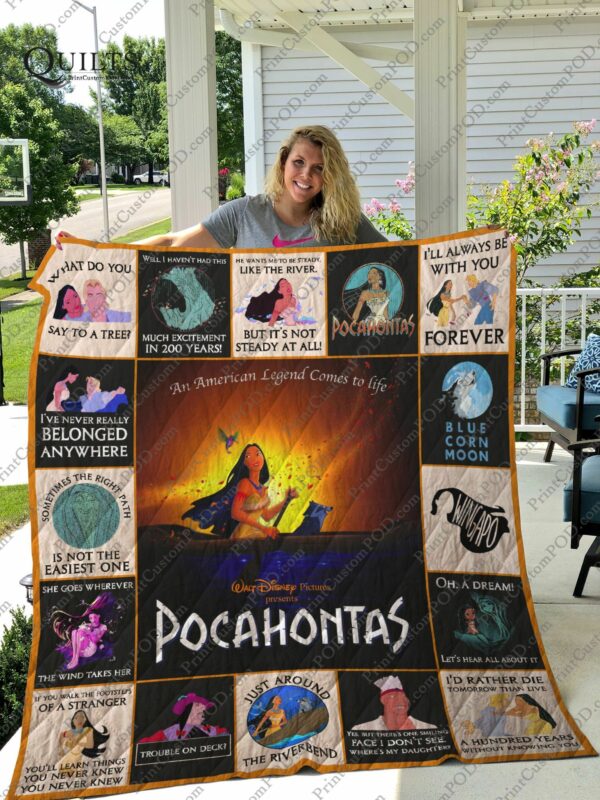 Pocahontas Quilt Gift Ideas For Fans on Christmas