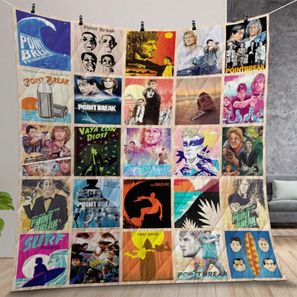 Point Break Quilt Gift For Christmas Birthday Thanksgiving