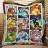 Pokemon Eevee EvolutioPersonalized Customized Quilt Gift Ideas For Fans on Christmas