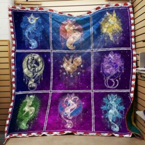 Pokemon Galaxy Quilt Gift For Christmas Black Friday Thanksgiving
