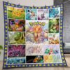 Pokemon Quilt Gift For Christmas Birthday Halloween