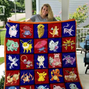 Pokmon Quilt Gift For Fans Christmas Black Friday Black Friday