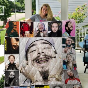 Post Malone Quilt Gift For Family On Christmas Black Friday Cyber Monday