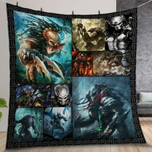 Predator Quilt Gift For Christmas Birthday Halloween
