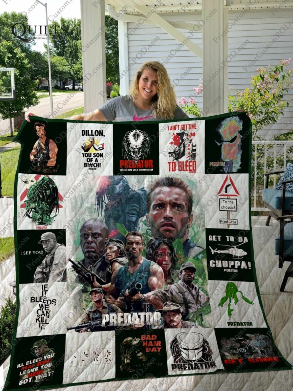 Predator Quilt Gift For Fans Christmas Black Friday Black Friday
