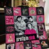 Pretty In Pink Poster Quilt Gift For Christmas Black Friday Thanksgiving