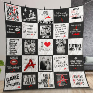 Pretty Little Liars Quilt Gift For Christmas Birthday Halloween
