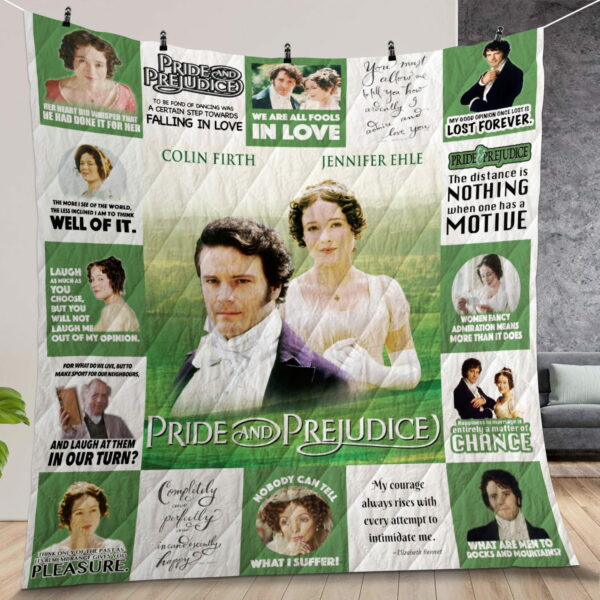 Pride And Prejudice Quilt Gift For Fans Christmas Black Friday