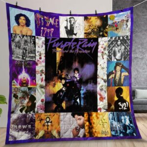 Prince Albums Cover Poster Quilt Gift For Christmas Birthday Thanksgiving Version 2