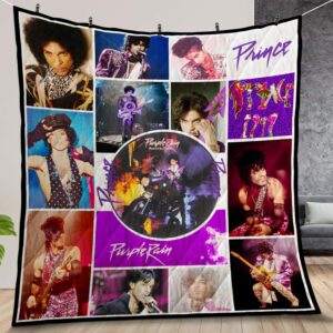 Prince Music Quilt Gift For Christmas Birthday Halloween