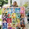 Princess Disney Premium Gift Idea For Fan Disney Princess Disney Quilt Gift For Christmas Black Friday Thanksgiving