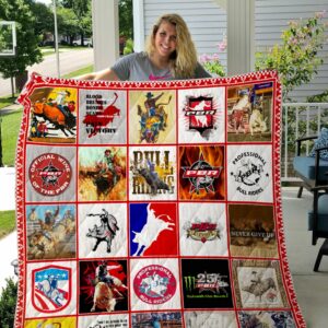 Professional Bull Riders Quilt Gift For Fans Christmas Black Friday Black Friday