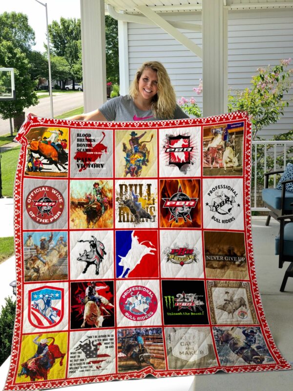 Professional Bull Riders Quilt Gift For Fans Christmas Black Friday Black Friday