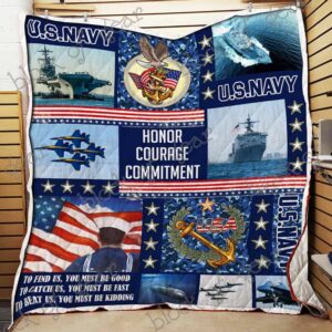Proud Us Navy To Find Us You Must Be Good To Catch Us You Must Be Fast Quilt Gift Ideas For Fans on Christmas