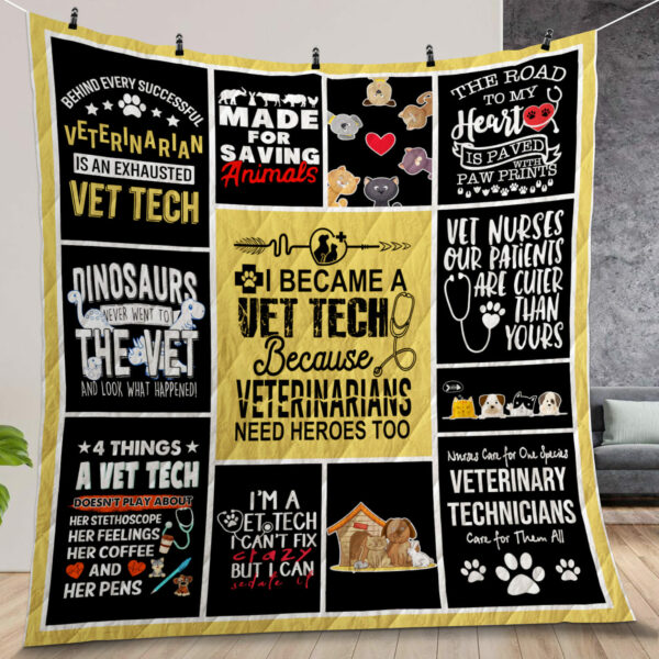 Proud Vet Tech Quilt Gift Ideas For Fans