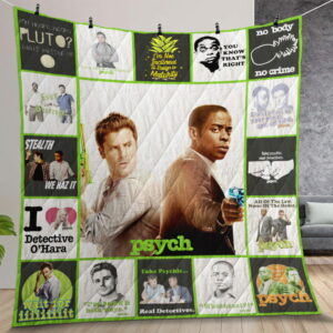 Psych Quilt Gift For Christmas Birthday Halloween