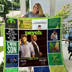 Psych Quilt Gift For Family On Christmas Black Friday Cyber Monday