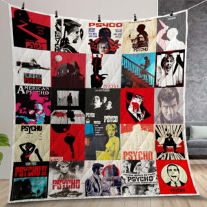 Psycho Quilt Gift For Christmas Birthday Thanksgiving Version 2