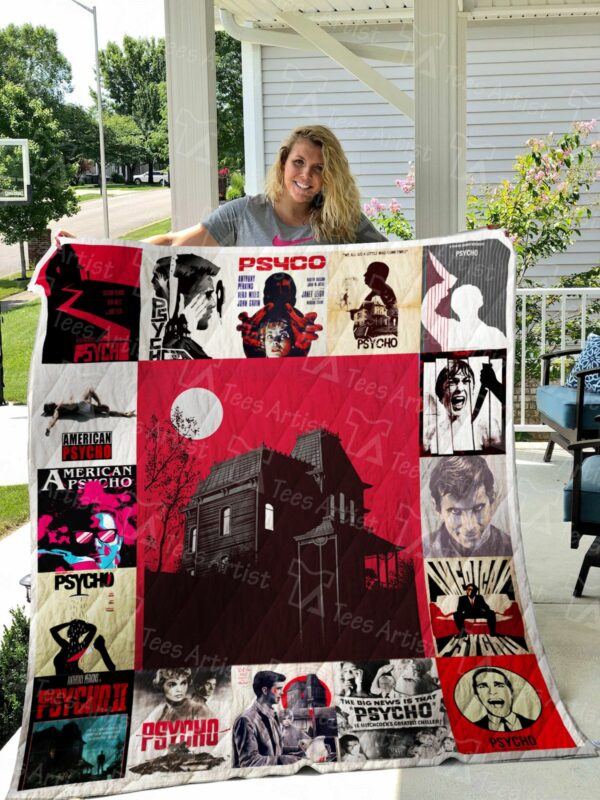 Psycho Quilt Gift For Christmas Black Friday Thanksgiving