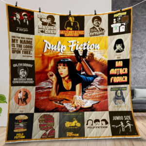 Pulp Fiction Poster Quilt Gift For Family On Christmas Black Friday